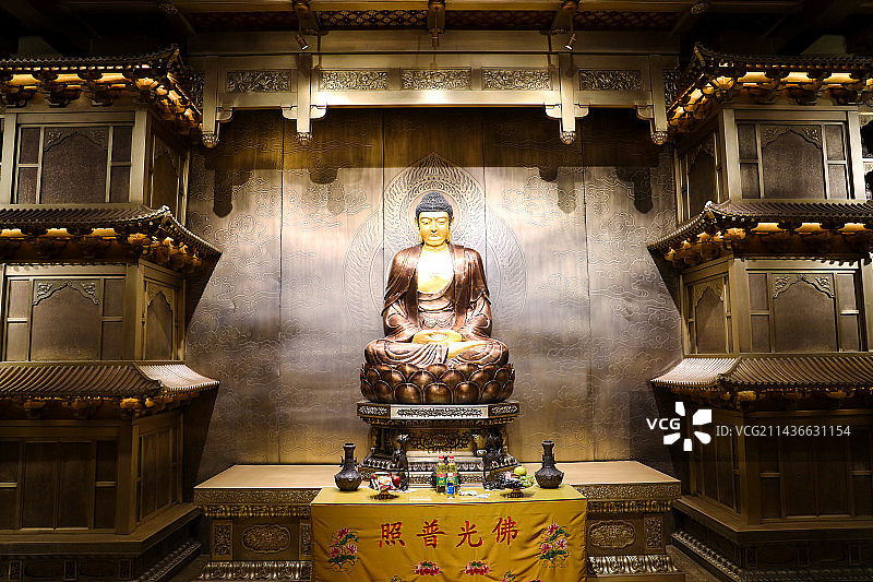 中国山西省大同市全国文保华严寺图片素材