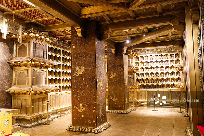 中国山西省大同市全国文保华严寺图片素材