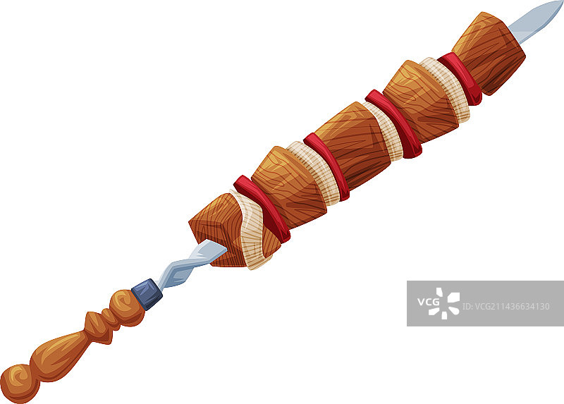 格鲁吉亚美食烤肉串图片素材