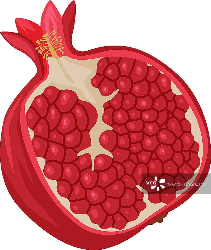 作为格鲁吉亚文化象征的红色石榴果图片素材