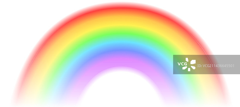 逼真的彩虹图片素材