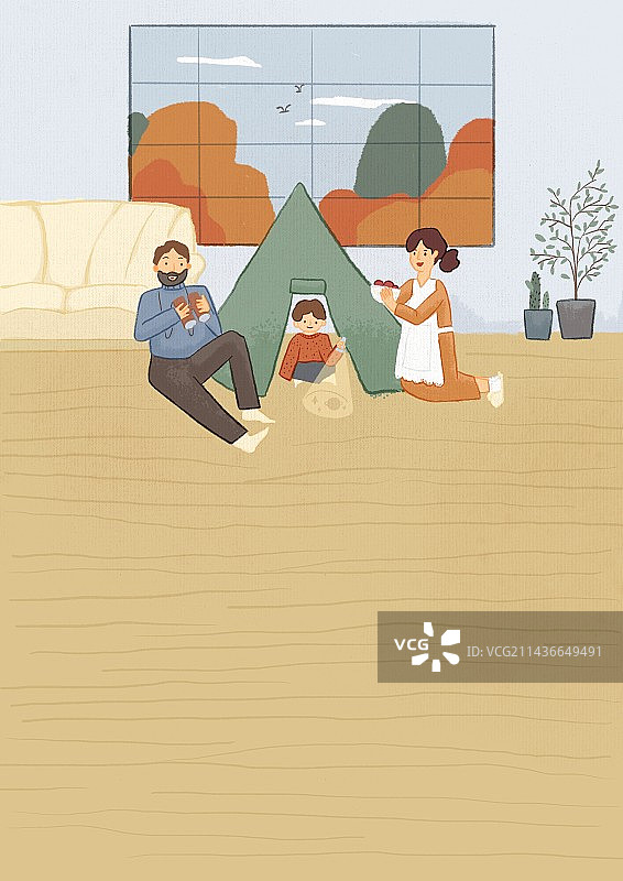 亲子家庭游玩时间图片素材