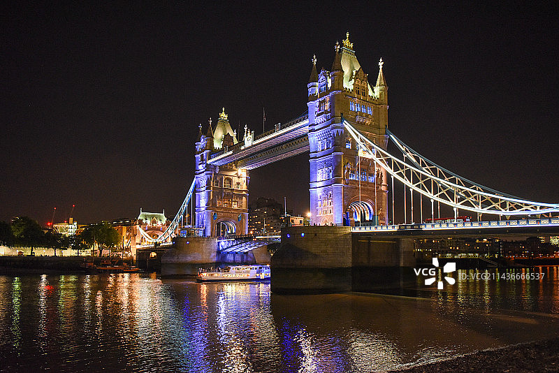 伦敦夜景图片素材