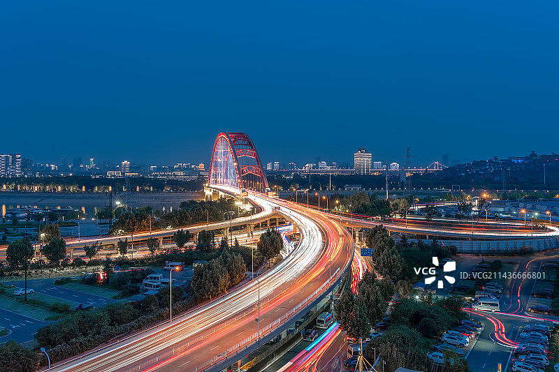 武汉晴川桥图片素材