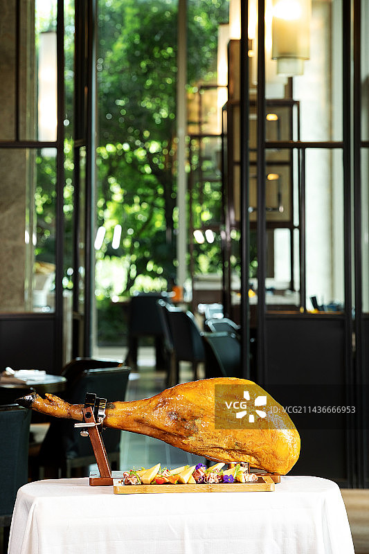 火腿中的精品，巴玛火腿图片素材