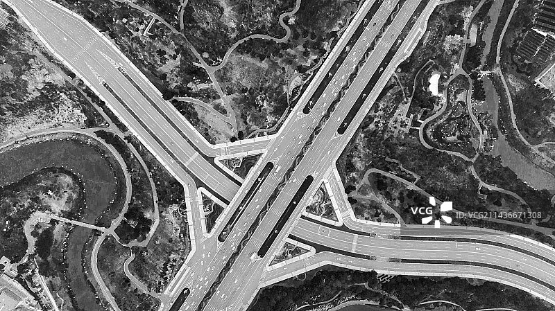 下穿式立交图片素材