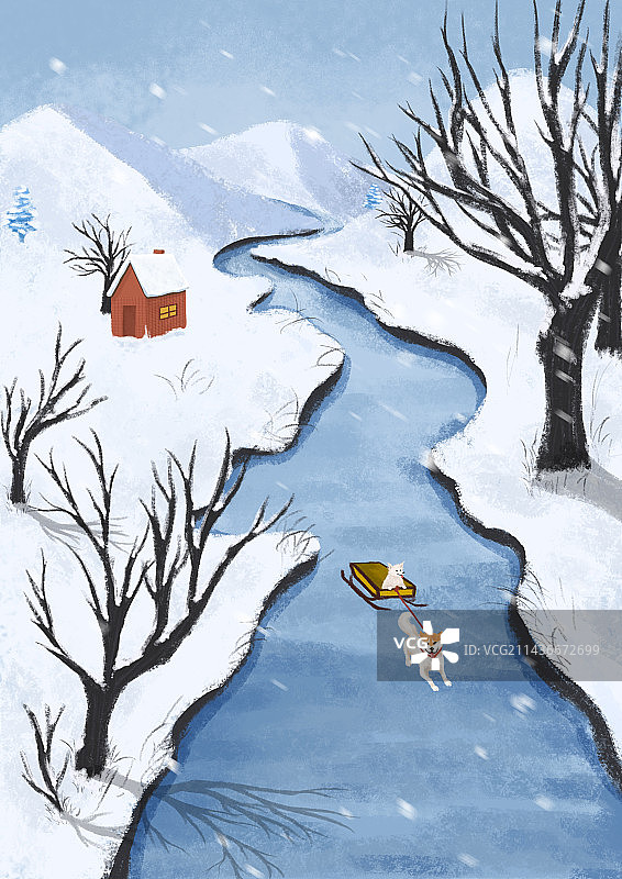 节气肌理 大寒 大雪 节日图片素材