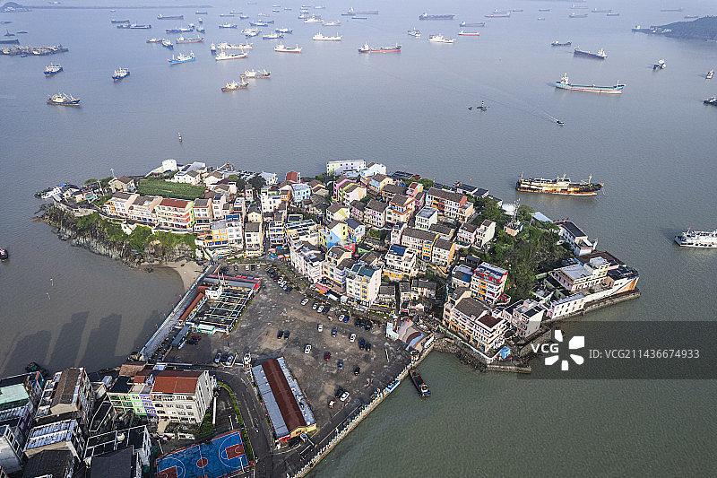 石塘七彩小箬岛图片素材