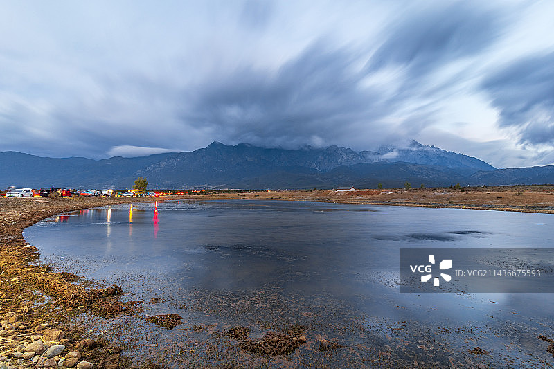 云南丽江东巴谷玉龙雪山自然风光图片素材