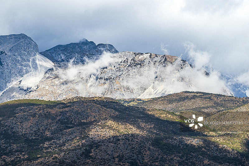 云南丽江玉龙雪山自然风光图片素材
