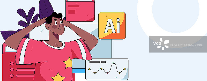 商务工作的人物扁平矢量概念运营手绘插画图片素材