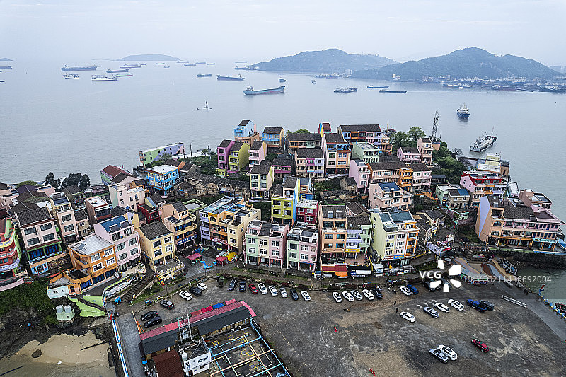 石塘七彩小箬岛图片素材