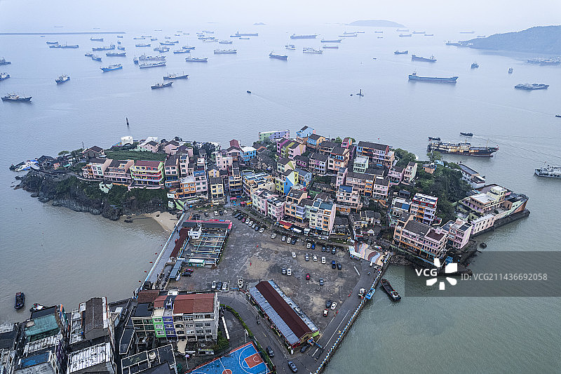 石塘七彩小箬岛图片素材