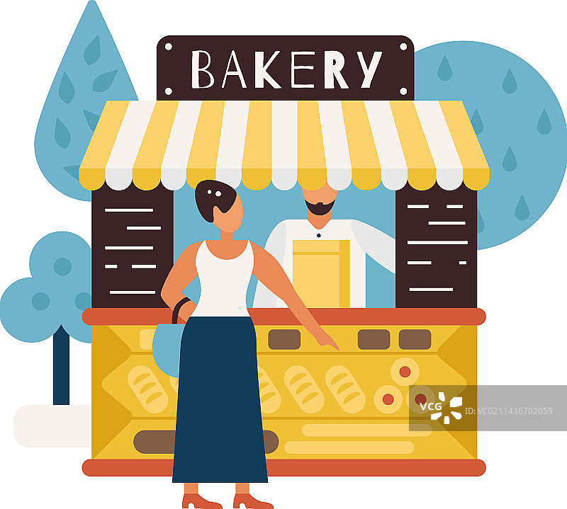 扁平风烘焙图片素材