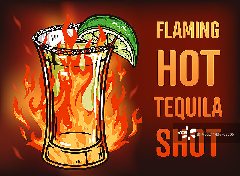 龙舌兰酒贴纸图片素材