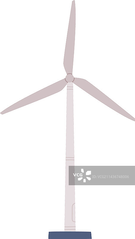 作为电力生态资源的风力发电机图片素材