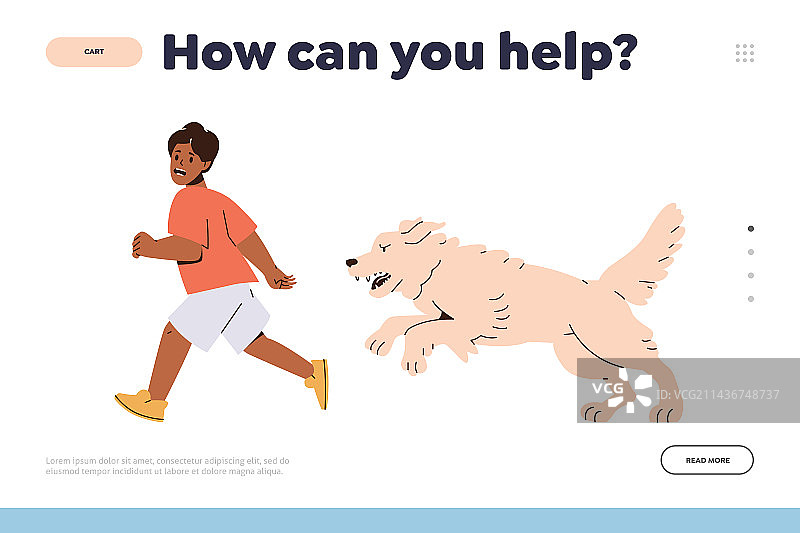 在线服务着陆页设计模板图片素材