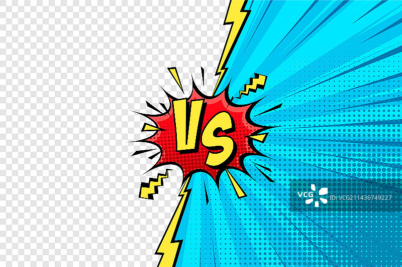 卡通漫画背景，带空白区域图片素材