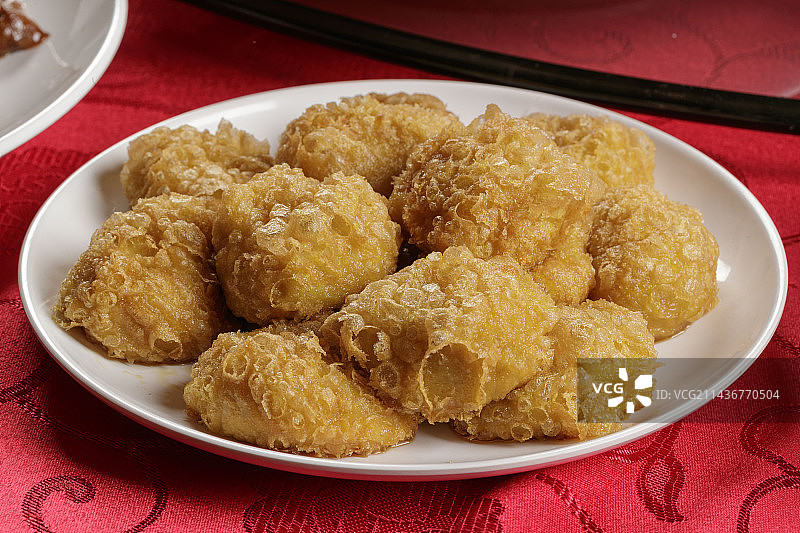 美味油炸黄糕图片素材