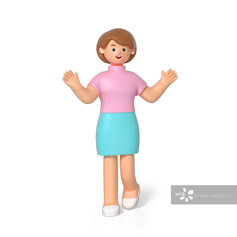 3D家庭角色：母亲图片素材