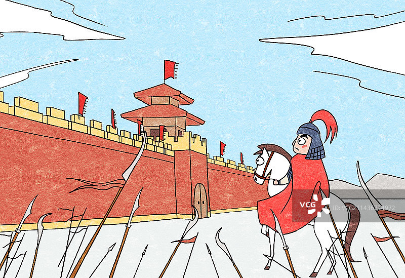 从军行 杨炯 牙璋辞凤阙 铁骑绕龙城图片素材