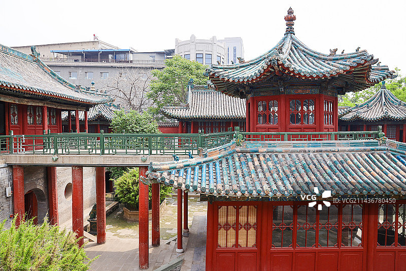 山西省太原市全国文保纯阳宫图片素材