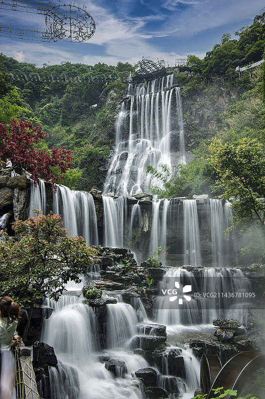 清远古龙峡瀑布图片素材