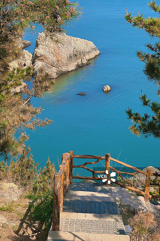 威海猫头山图片素材
