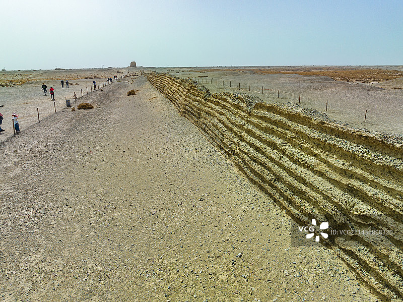 汉长城遗址当谷燧图片素材