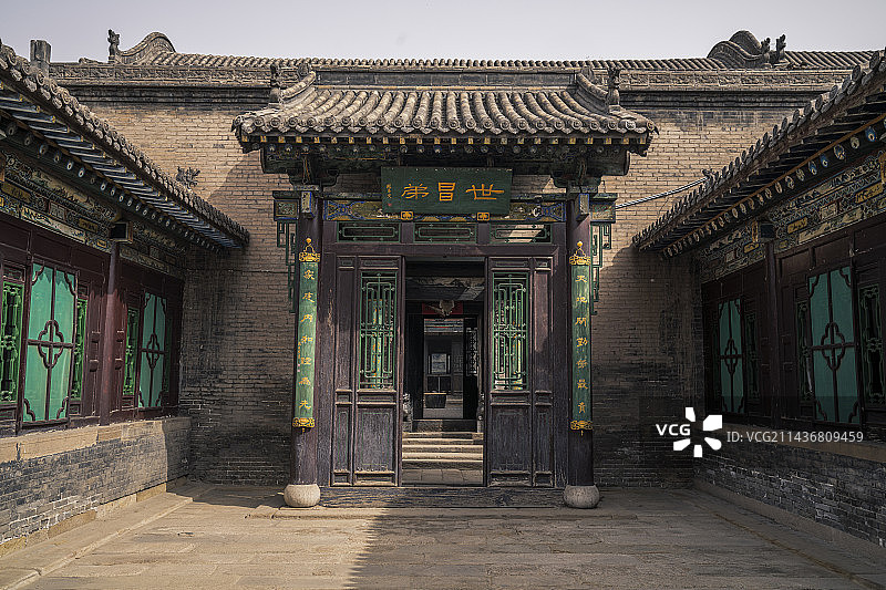 晋中太谷 三多堂 曹家大院景区风景图片素材