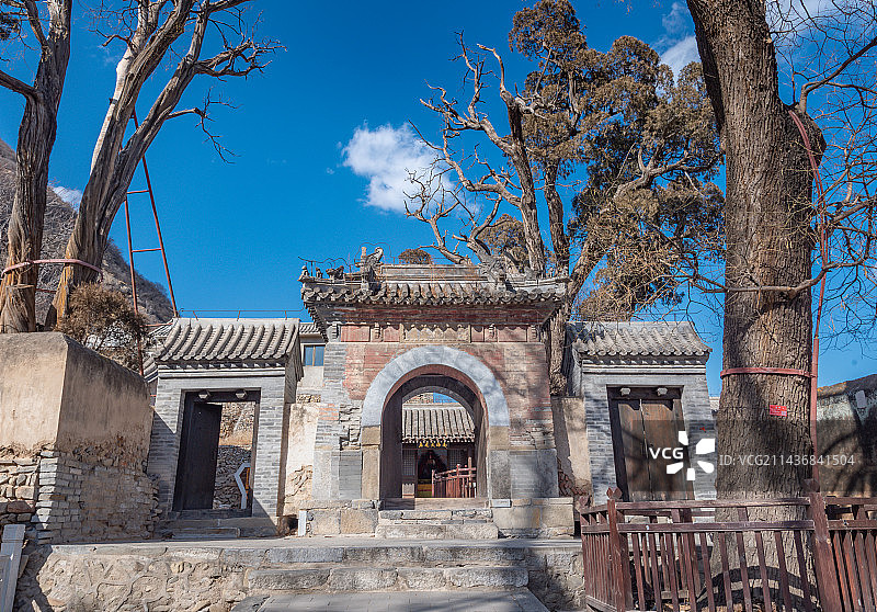 北京门头沟灵水村南海火龙庙图片素材