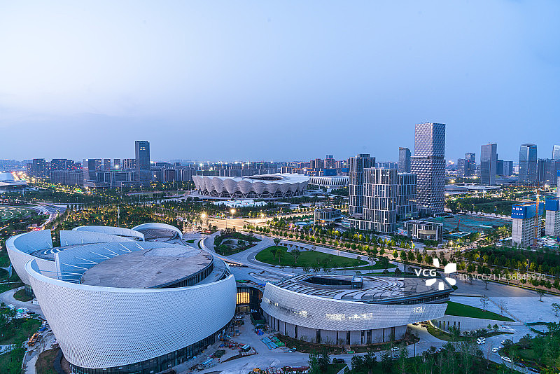 西安奥体中心图片素材