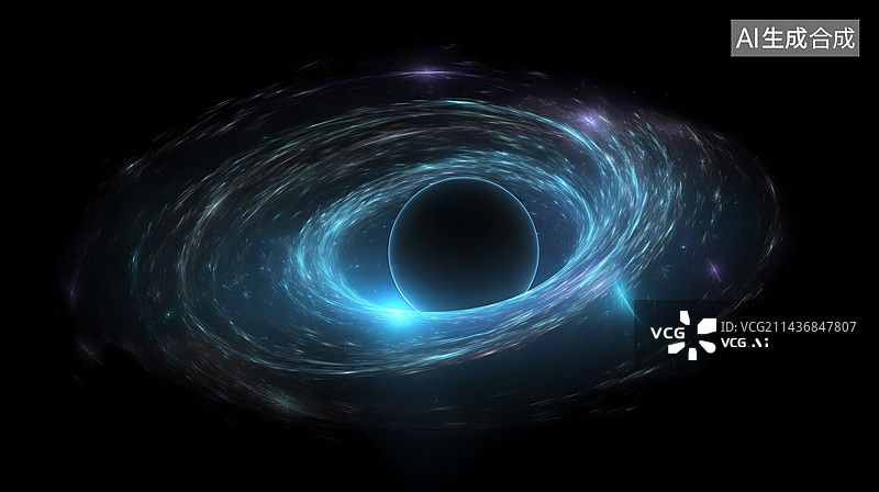 【AI数字艺术】宇宙黑洞图片素材