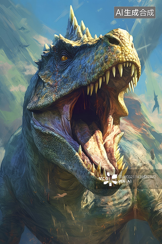 【AI数字艺术】恐龙系列图片素材