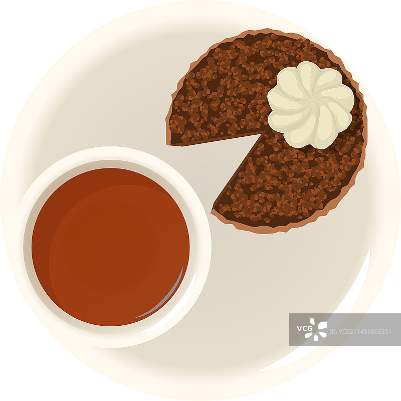 2.5D巧克力芝士蛋糕图标图片素材