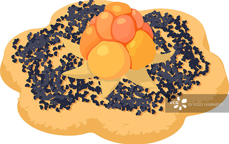 2.5D新鲜的 cloudberry 甜点图标图片素材