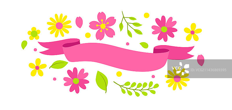 美丽的春花背景图片素材