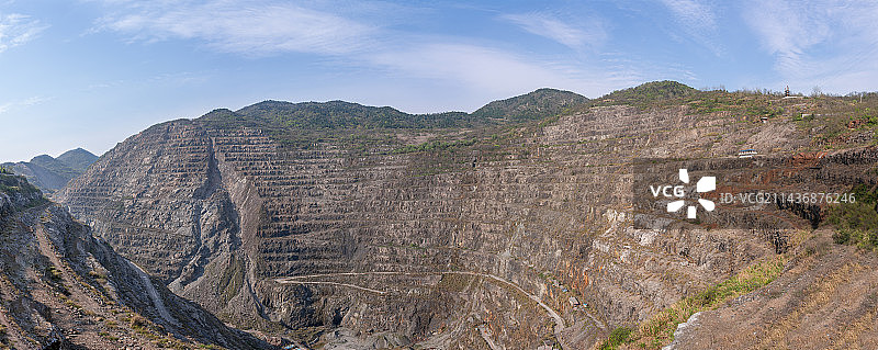 中国湖北省黄石国家矿山公园图片素材