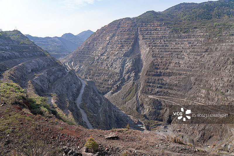 中国湖北省黄石国家矿山公园图片素材