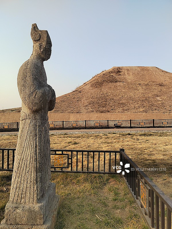 北宋帝陵 宋英宗赵曙永厚陵图片素材