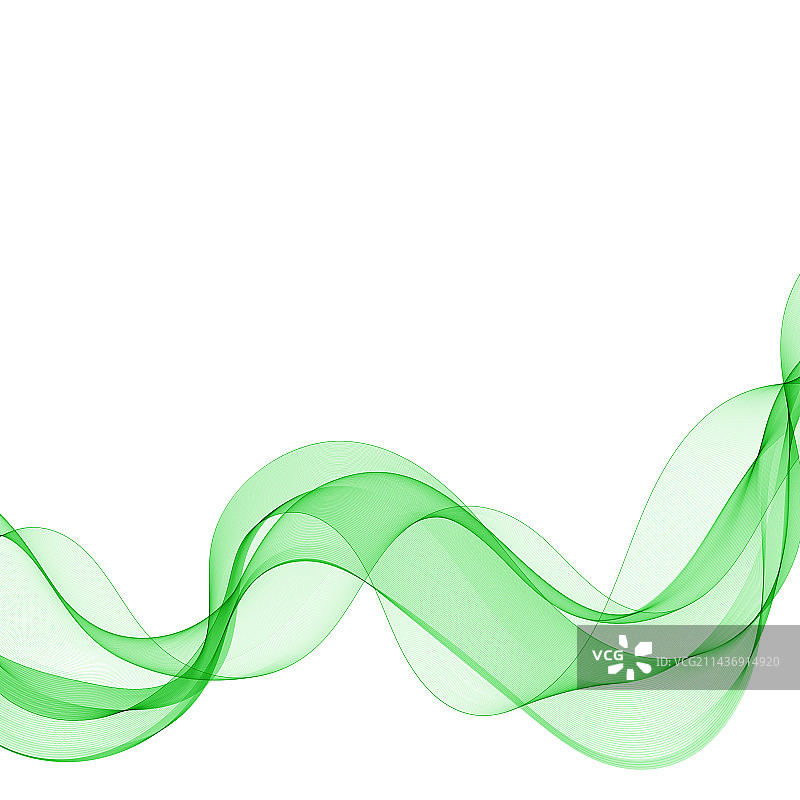 绿色波浪演示宣传册版式EPS图片素材