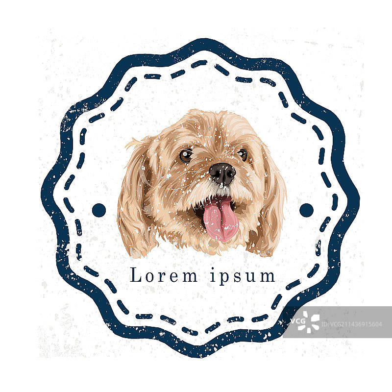 兔子复古风格标志图片素材