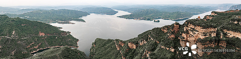 河南省洛阳市新安县小浪底水库 荆紫山旅游风景区图片素材