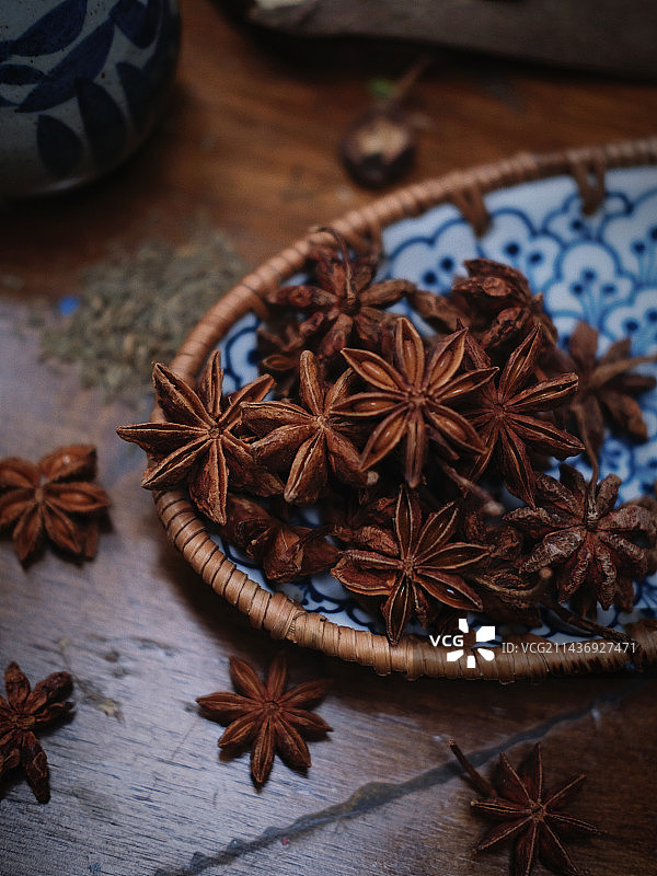 香料八角茴香图片素材