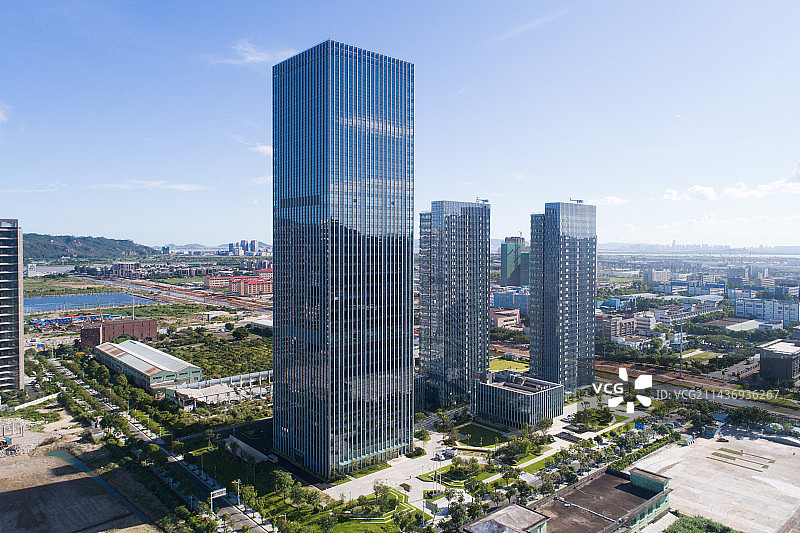 百家达广场 珠海百家达航拍图片素材