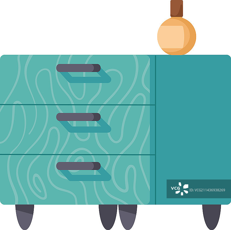 蓝色抽屉家居图片素材