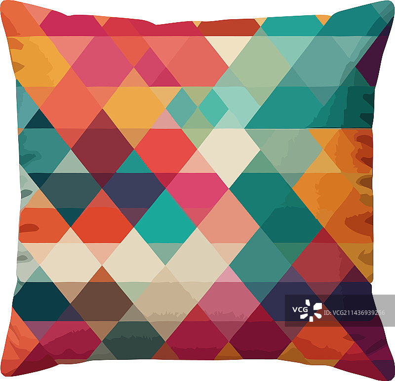 五彩靠垫为卧室带来放松图片素材