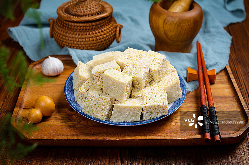 中餐特色美味食材冻豆腐图片素材