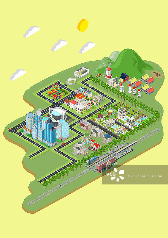 幸福城市图片素材