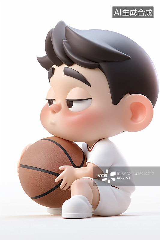 【AI数字艺术】篮球男孩图片素材